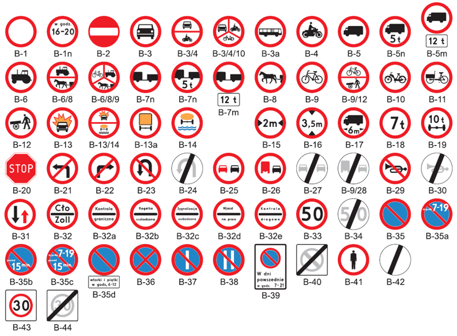 Znaki Drogowe Zakazu - Sygnalizacja Wahadłowa - Wynajem - Przyczepy ...